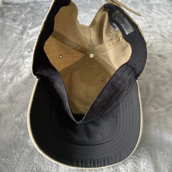 Nike Hat Cap Strap Back Mens One Size Khaki Embroidered Swoosh Dad Hat Baseball - Picture 9 of 9